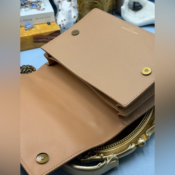 🆕 KURT GEIGER LONDON 🧿 NWOT Shoreditch Small Leather Crossbody Bag, Bone Beige - Picture 12 of 16